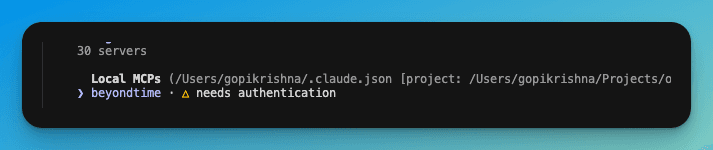 Step 2: Verify the Server in Local MCPs