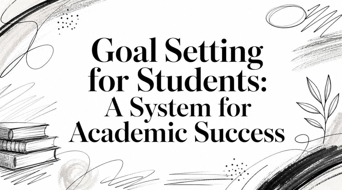 Goal Setting for Students: A System for Academic Success