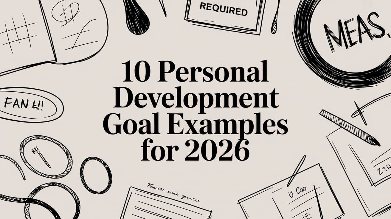 10 Personal Development Goal Examples for 2026