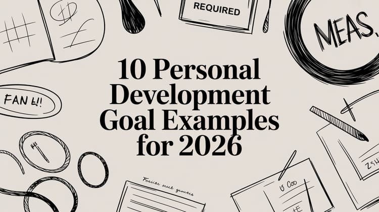 10 Personal Development Goal Examples for 2026
