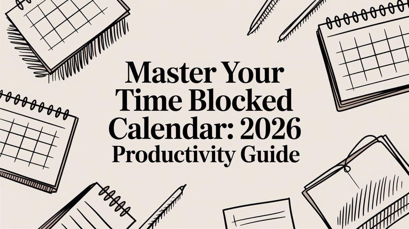 Master Your Time Blocked Calendar: 2026 Productivity Guide