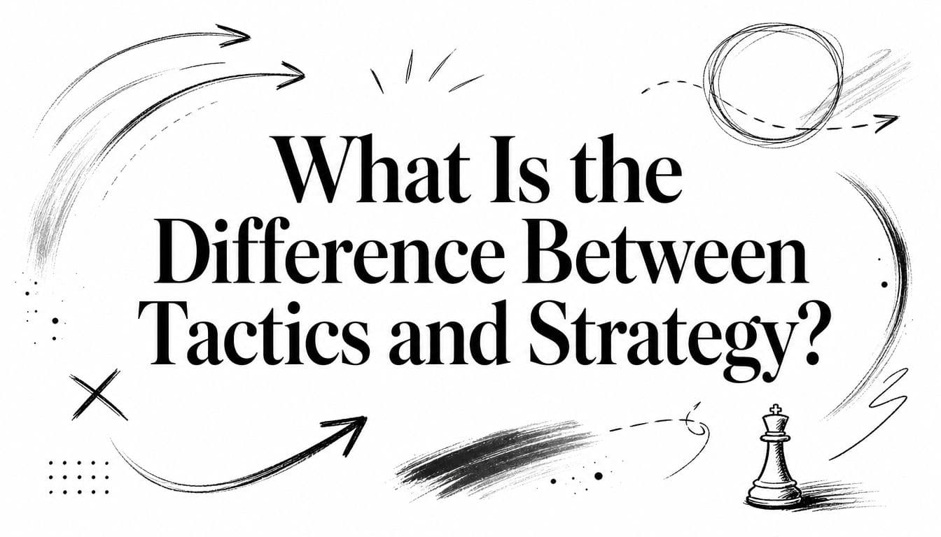 What Is the Difference Between Tactics and Strategy?