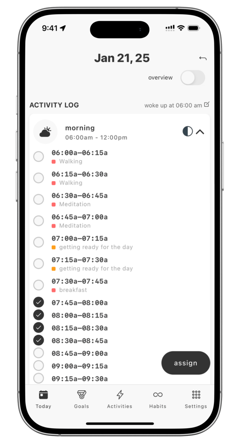 BeyondTime AI activity analytics dashboard with pie charts showing time distribution and productivity pattern analysis